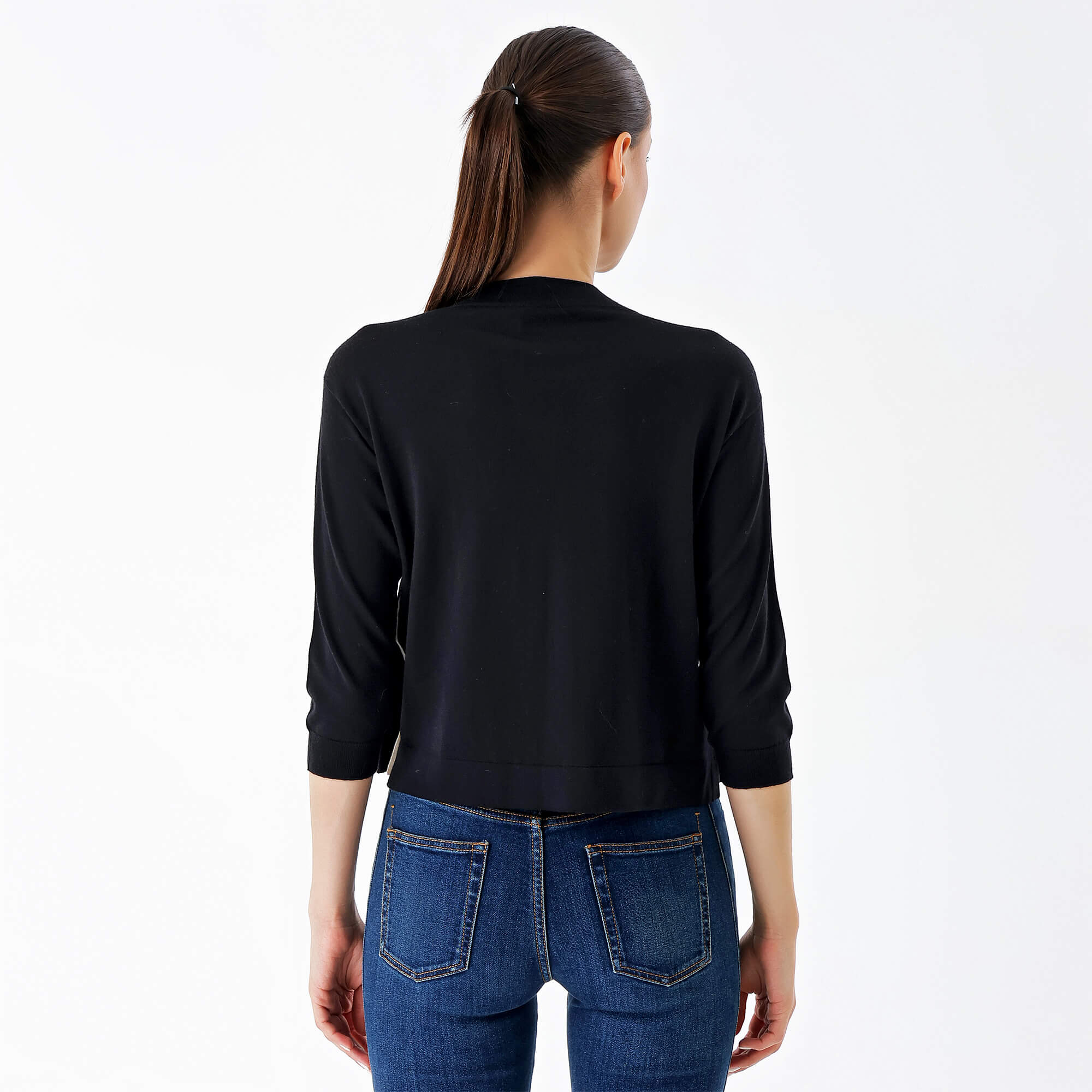 Prada - Black Knitted Thin Cardigan